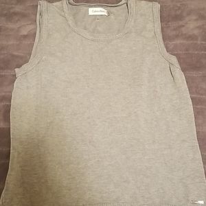 Calvin Klein sweater vest gray size LP